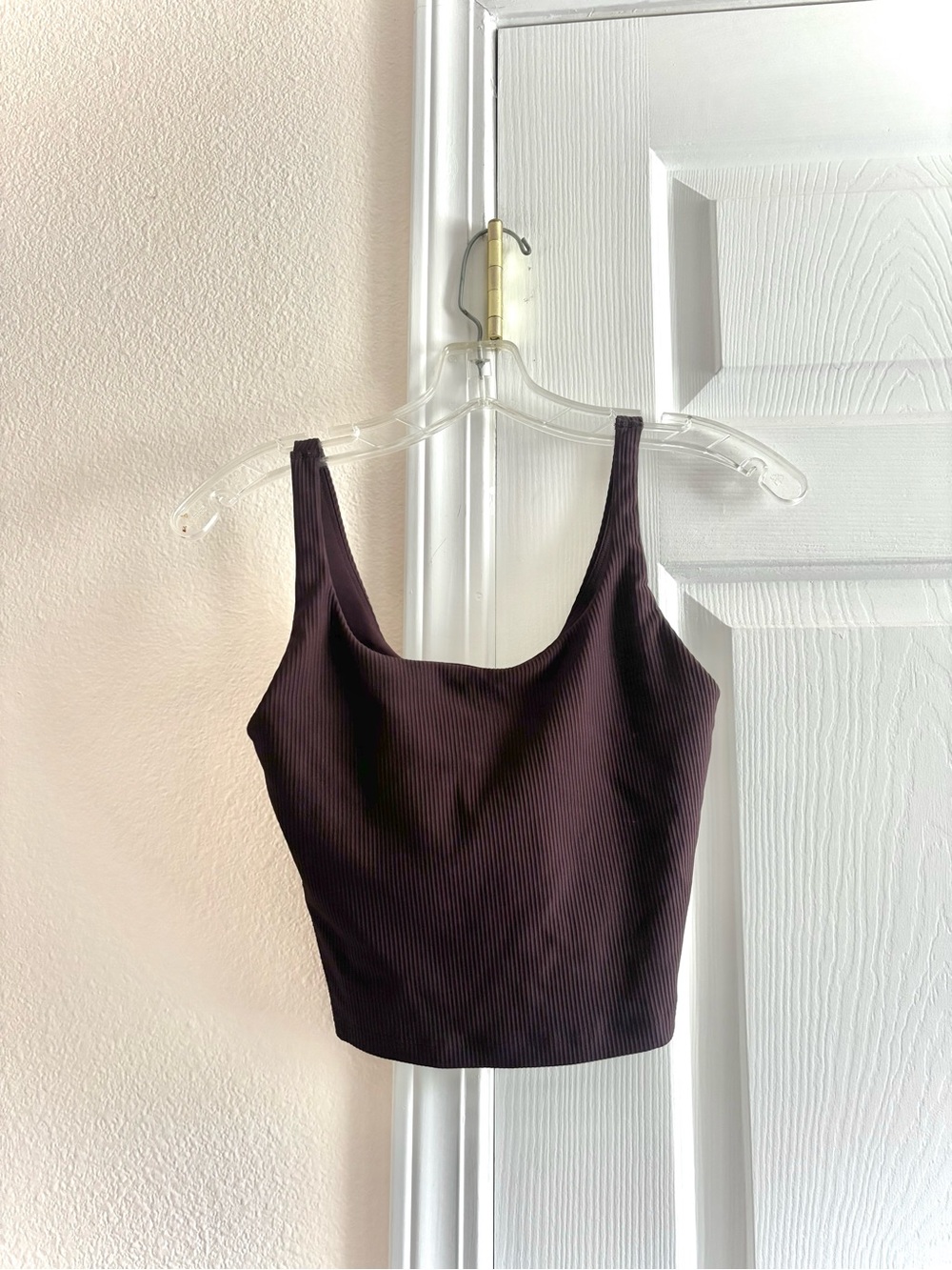Old Navy Active Powersoft  Ribbed Purple Sports Bra Light Support S